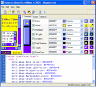 Yaldex Colored ScrollBars 1.8 screenshot